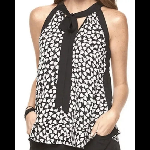 Disney Alice Black and White Women's Halter Top - Picture 1 of 3